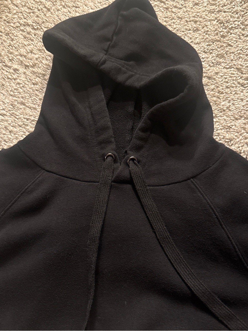 Forever 21 Black Hoodie with Drawstring